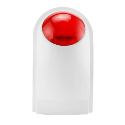 China Home Portable Sound Alarm With Siren Bright Flash Alarm With Strobe Light Warning Light Sound Alarm for sale