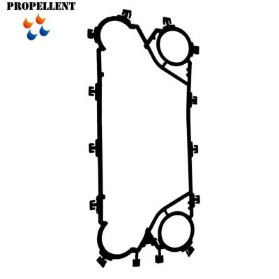 China Heater Parts NBR EPDM Sondex S9a Plate Heat Exchanger Gaskets For Paper Pulp Water Cooling for sale