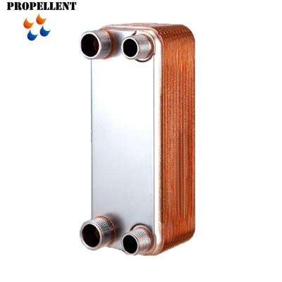 China Copper Brazed Evaporator Plate Heat Exchanger For Water Evaporator BPHE for sale