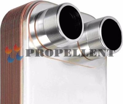 China FHC052 Heat Transfer Copper Brazed Plate Heat Exchanger For R410A Evaporator for sale