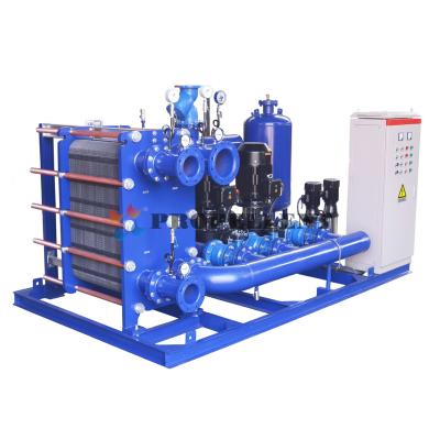 China Factory Heat Exchanger Unit Industrial Intelligent Steam Water Heater for sale