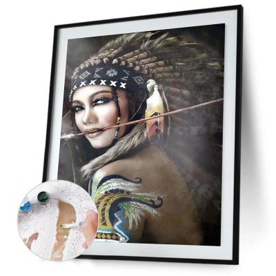 China Eco-friendly Portrait Painting Decoration For Home Modern Wall Art Pictures Oil Painting Living Room Abstract Oil Painting for sale