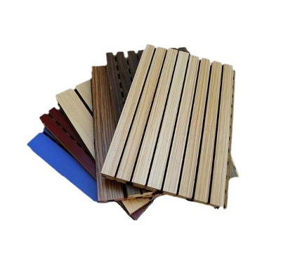 China China Good Quality 2mm-30mm Modern Melamine Faced Slotted MDF Board For Building Decoration Used for sale