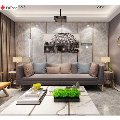 China Modern Foshan Fatong Glazed China Ceramic Floor Tiles High Quality Fully Polished Marble Tiles Price 600*900 for sale