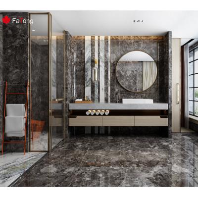 China Look Like Wall Marble Tile Gray Marble Porcelain Tile Interior Foshan FaTong Indoor Bathroom 600*1200mm for sale