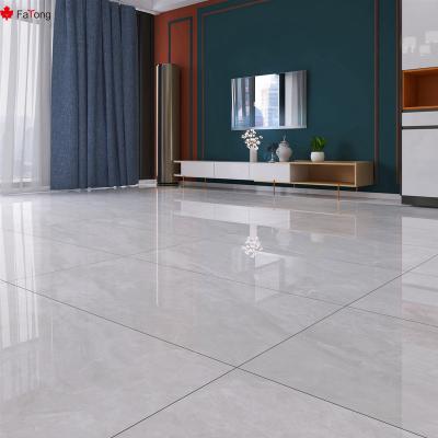 China Look Like Foshan FaTong House Marble Floor Tiles Porcelain Tile Polished 600*1200mm Gray Full Body Glazed Porcelain Tile for sale