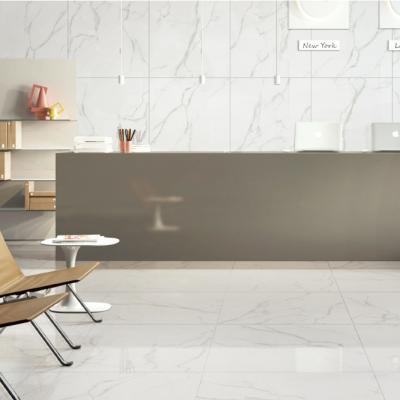 China Look Like Foshan FaTong Tiles 24x24 Porcelain Marble Tiles 60x60 White Marble Flooring Tiles 600x600 Wall for sale