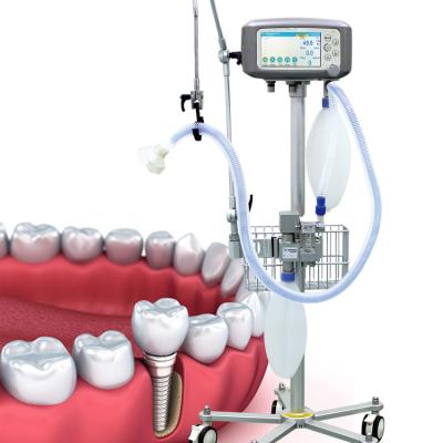 China Advanced Dental Department Dental Department Management 7 Inch LCD Screen N2O Continuous Gas Supply Sedation Machine for sale