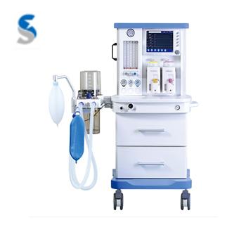 China 2021 Hospital Hot Selling Adult Anesthesia Machine 10.4TFT Color Screen for sale