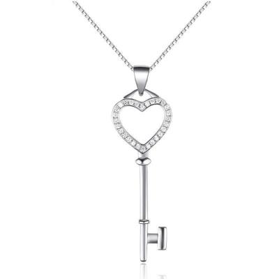 China Creative Pendant Jewelry 925 Sterling Silver Key Pendant Fashion TRENDY for sale