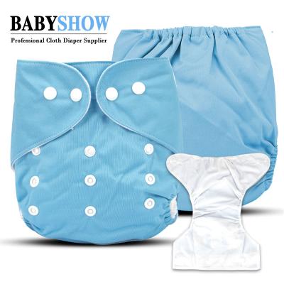 China Hot OEM Product Pocket Cloth Newborn Cloth Diaper Adjustable Reusable Cloth Baby Diaper Printed for sale