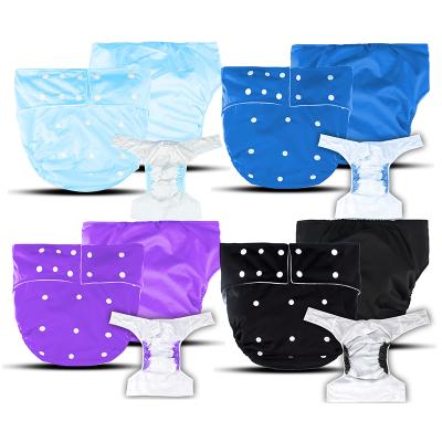 China 2021 Adult Cloth Diaper Babyshow Adults Plain Weave Cloth Diaper Reusable Wholesal Pants for sale