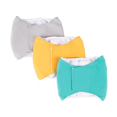 China Viable Washable Reusable Female Pet Diapers Cloth Absorbent Diapers For Dogs for sale