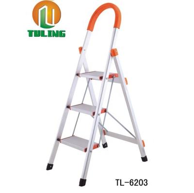 China Aluminum Folding Ladders 3 Steps Step Ladder Chair TL-6203 for sale