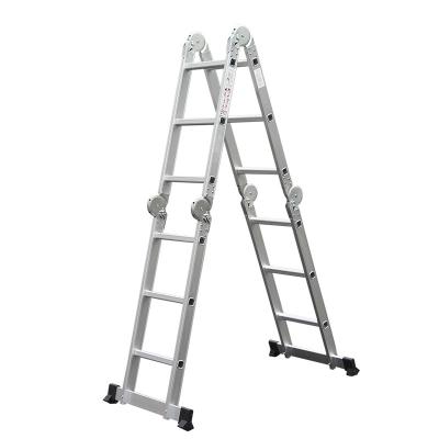 China Folding Ladders Sturdy multipurpose aluminum ladder with big hinge and folding ladder with hinge TL-403B for sale