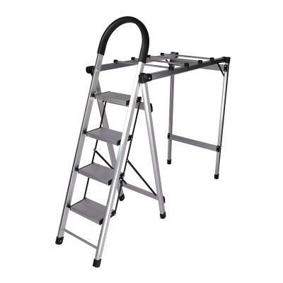 China Folding Ladders Factory Whole Sale Aluminium Multipurpose Multifunctional Folding Step Ladder for Home Use for sale