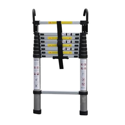 China Folding Ladders Aluminium domestic telescope ladder china exporter 2.6m length for sale