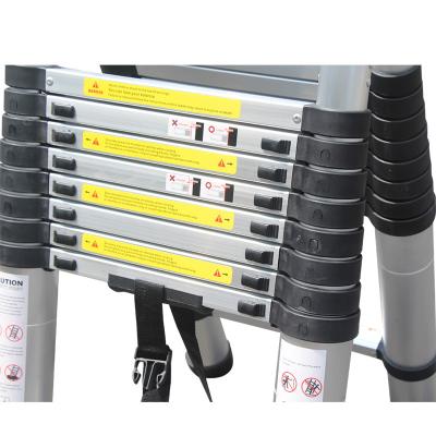 China Folding Ladders En131 5.6m Silver Color Step Ladder Double Using Telescopic Ladder for sale