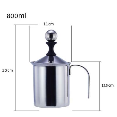 China Mini Handheld Milk Frother Kitchen Blender Coffee Mixer Stainless Steel Stainless Steel Milk Frother for sale