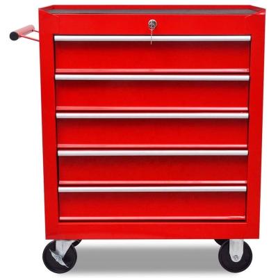 China Waterproof Shockproof Dustproof Metal Tool Drawer Cabinet Movable Box With Peg Board Service Counter Tool Cabinet for sale