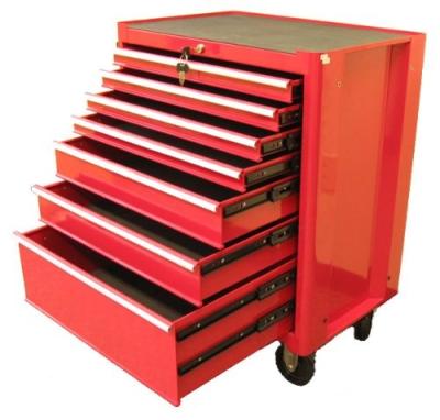 China Wholesale Car Portable Starter Heavy Duty High Quality 7 Drawer Iron Metal Tool Cabinet Professional Tool Chest With Wheels for sale