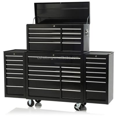 China Garage Shop Tools Heavy Duty 42-Inch Roller Metal Tool Cabinet Sets Two Sided Tool Chest Lockers With 33 Drawers for sale