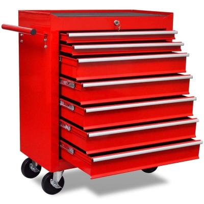 China Professional Wind Industrial Budget 7-Drawer Tool Cabinet Tool Cabinet Hand Cart Workshop Cabinets for sale