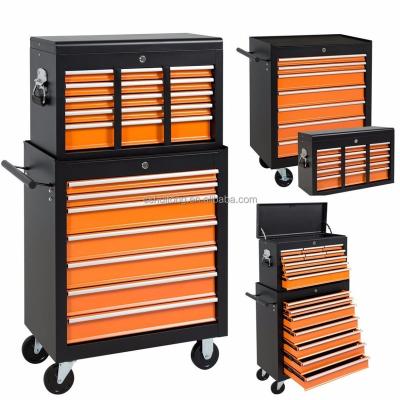 China Multi-size Drawers Tool Trolley Chest Box Heavy Duty Top Rolling Tool Box Cabinets Best Choice Waterproof Shockproof Dustproof 16 Products for sale