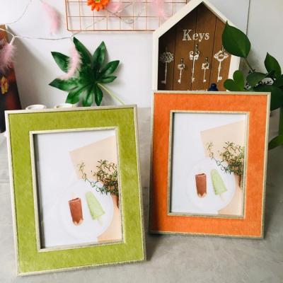 China New Arrival Handmade Multicolor Wooden Photo Frame Living Room Picture Frame Wood For Canvasframe for sale