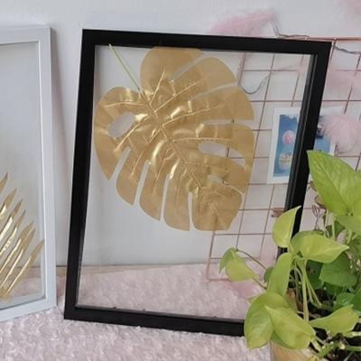 China Handmade Clear Wooden Double Sided Float Glass Frame Photo Frame Acrylic Floating Wall Art Picture Frame for sale