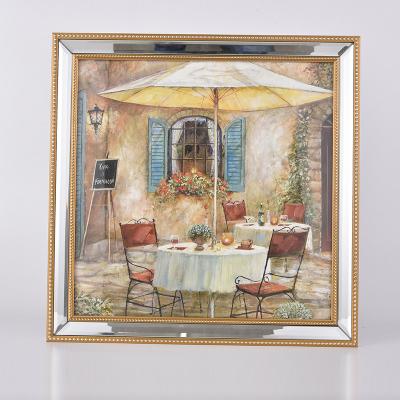 China Art Decor Oil Painting Pasted Mirror Picture 5