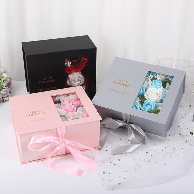 China Romantic Custom Gifts Festival Eau de Toilette Bouquet Box Bouquet Box Flower Packaging for sale