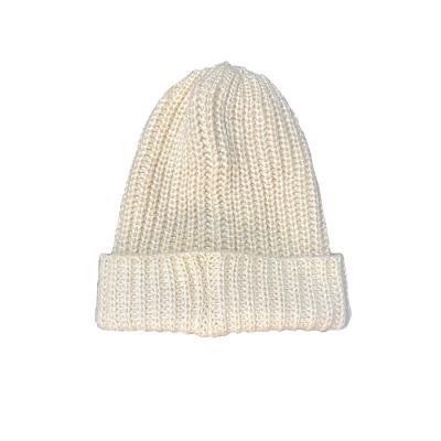 China COMMON Custom Pure Cashmere Beanie Hats Men Women Winter Merino Cashmere Logo Ribbed Cable Knit 100% Embroidery Wool Cashmere Beanies Hat for sale