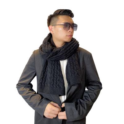 China New Fashion Medium Scarves & Cotton Men's Custom Scarf Winter Scarf for sale