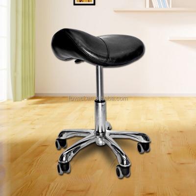 China Minimalist Beauty Salon Equipments Saddle Stool Barber Chair Foot Salon for sale