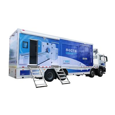 China Vehicle Mounted CT Scanner Metal Self Contained Unit Truck Medical CT Scan for sale