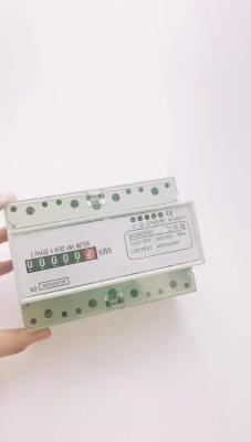 China Single phase din rail electronic analog energy meter for sale