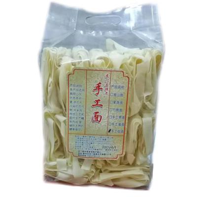 China Low-CARB Wheat Flour Mountain Spring Water Food Salt Dried Hand Cooked Sliced ​​Noodles Supplier for sale