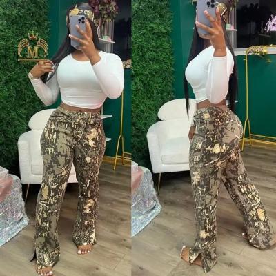 China Fashion Anti-Static Patchwork Loose Multi Waist Irregular Clothes Cargo Pockets Cargo Pants Women's Casual Pants For Women for sale