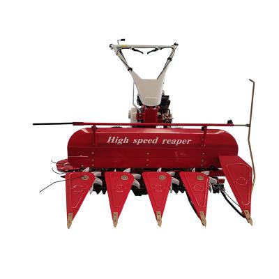 China Mini Grain Harvester KAMA DIESEL ENGINE High Speed Reaper Mini Harvester for sale