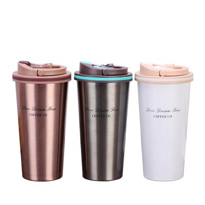 China Viable 11oz 304 Portable Double Vacuum Coffee Cup Car Cup Stainless Steel Vacuum Cup for sale