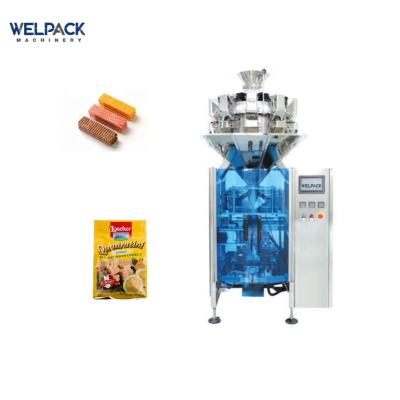 China Automatic Food Weigher Multi Head Packing Machine for Wafer Biscuit Wafer Biscuit Snack Bites Candy for sale