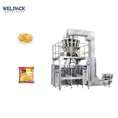 China Automatic Vertical Multi Head Food Weigher Packing Machine for Chips French Fries Wafer Biscuit Biscuit Snacks Bites Candy for sale