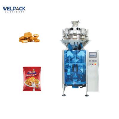 China Automatic Food Vertical Multihead Weigher Frozen Food Chicken Nuggets Packing Machine Frozen Food Chicken Bagging Machine for sale