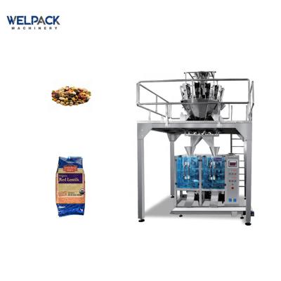 China High Quality Automatic Food Granule Vertical Food Packing Machine for Bean Grain French Fries Candy Snacks Cereal with Multi Heads Weigher for sale