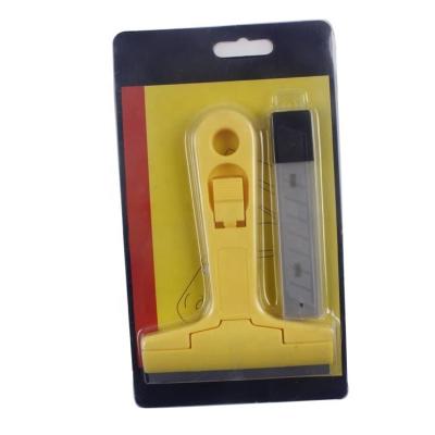 China Multi Function Scraper Razor Blade Tool Wall Paint Scraper Set Window Cleaning Plastic Paint Scraper Stripper for sale