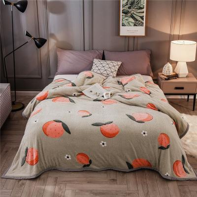 China Nondisposable Custom Pastoral Style Fleece Winter Bedding Comforter Cover Duvet Cover Set for sale