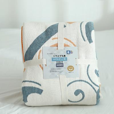 China Manufacturer-Supplier Designer Luxury Cotton Summer Soft Anti-pilling Throw Blankets for sale