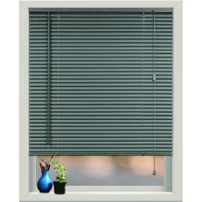 China Contemporary Venetian Blinds 25mm Cordless PVC Venetian Ropes And Blinds for sale