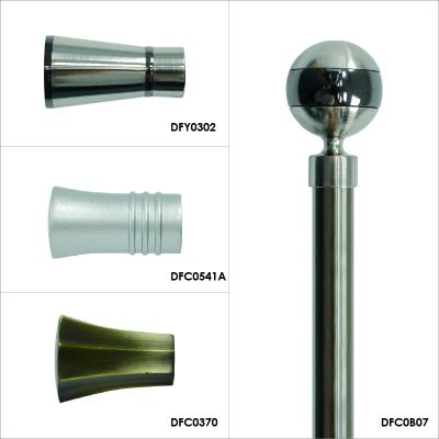 China Finials Minimalist Simplicity Curtain Rods Classic BAL Bell Trumpet Shaped Finials for sale